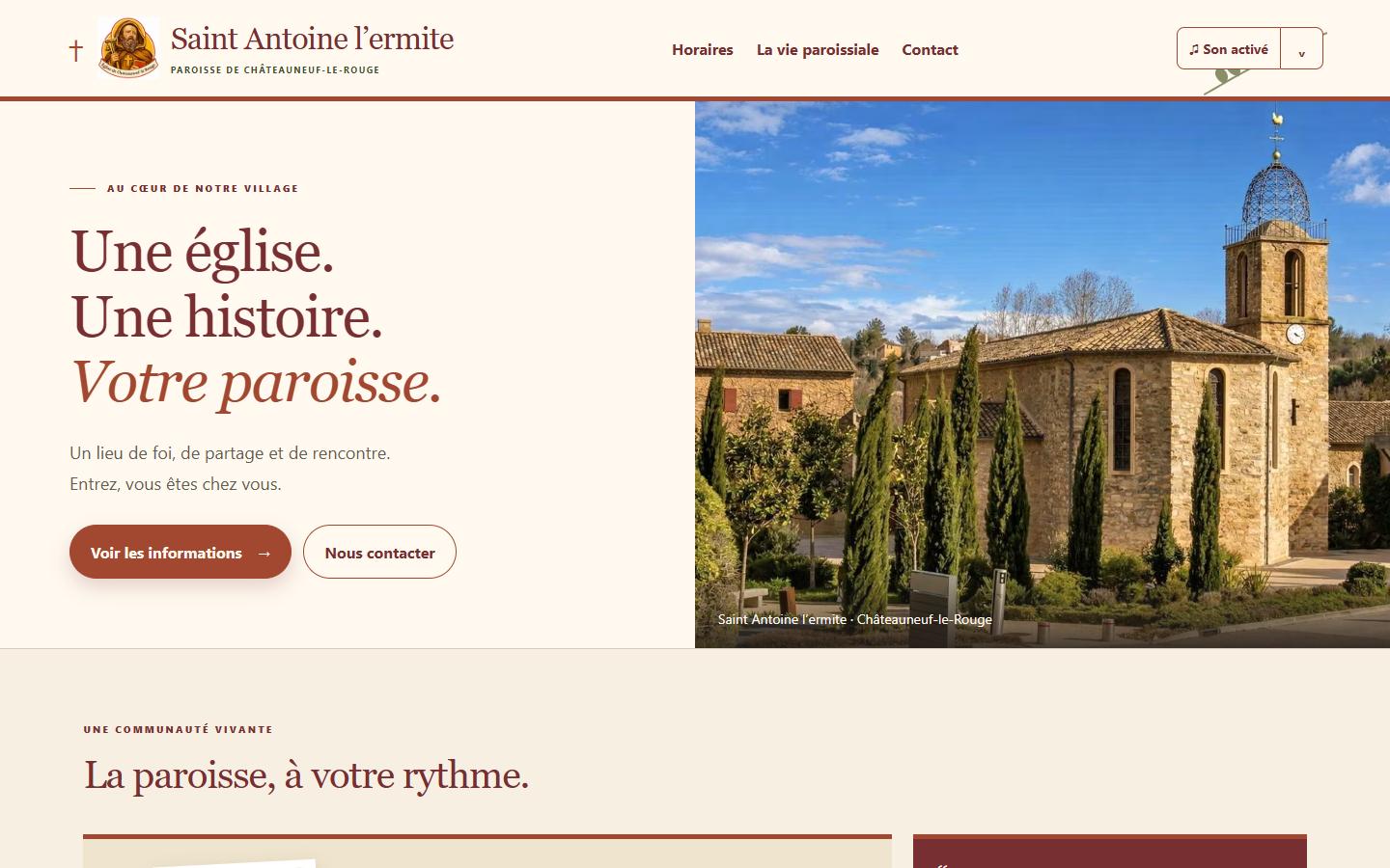 Paroisse Saint-Antoine l’Ermite vista previa del proyecto